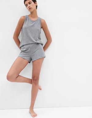 Softspun Rib Sleep Shorts gray