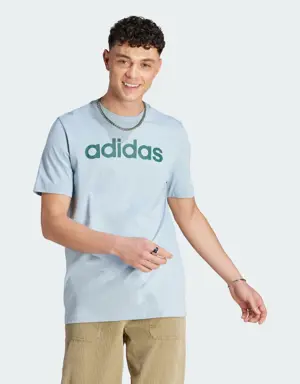 Adidas Essentials Single Jersey Linear Embroidered Logo T-Shirt. 2 Adidas Essentials Single Jersey Linear Embroidered Logo T-Shirt. 2