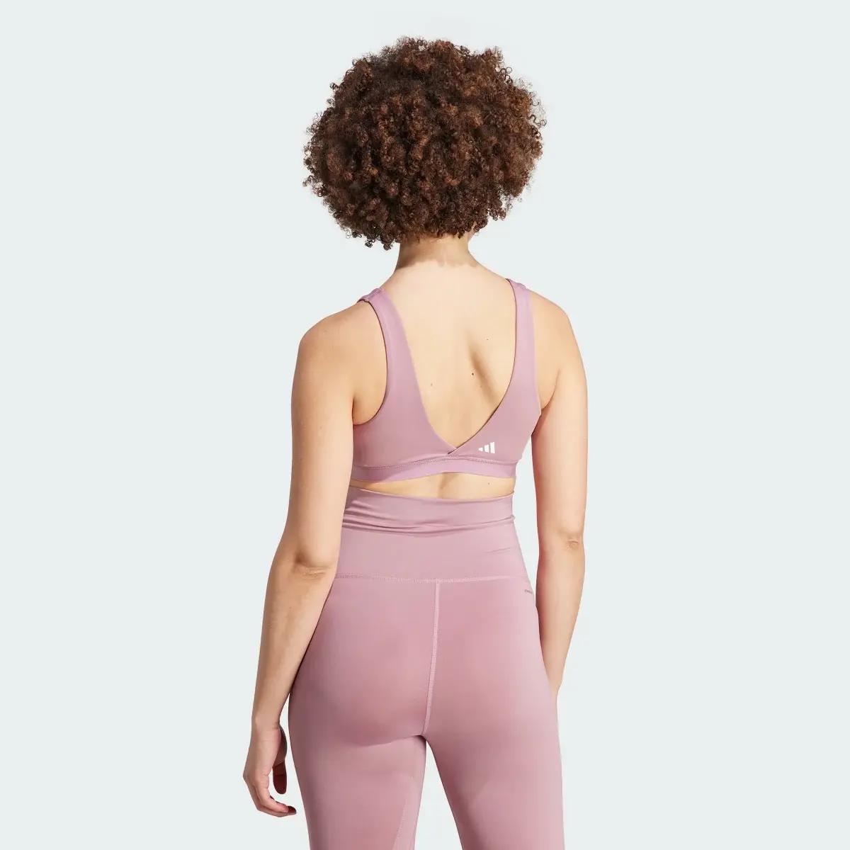 Adidas Yoga Essentials Studio Light-Support Nursing Bra. 3