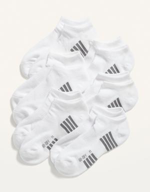 Go-Dry Ankle Socks 6-Pack for Boys white