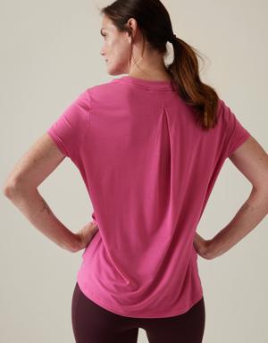 Athleta With Ease Tee pink