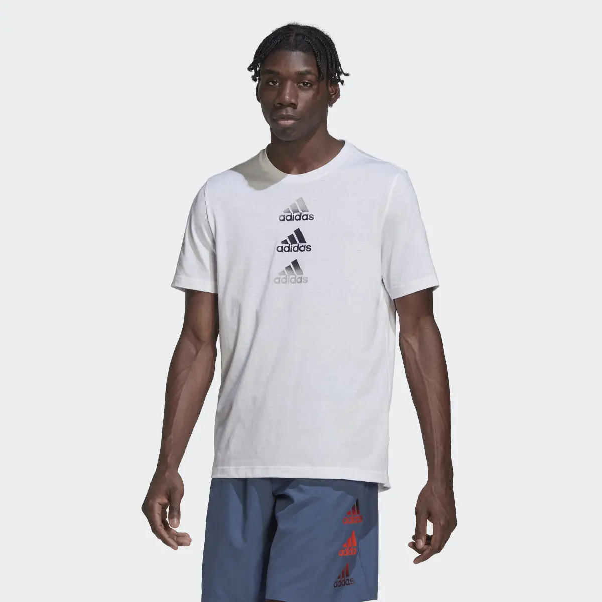 Adidas Designed to Move Logo Tee. 2