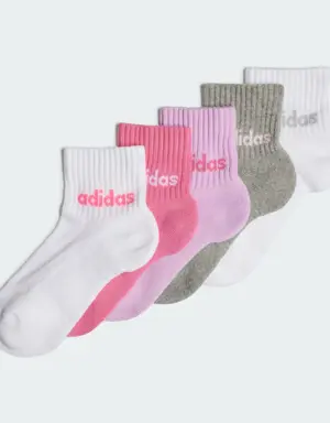 Linear Ankle Socks 5 Pairs Kids