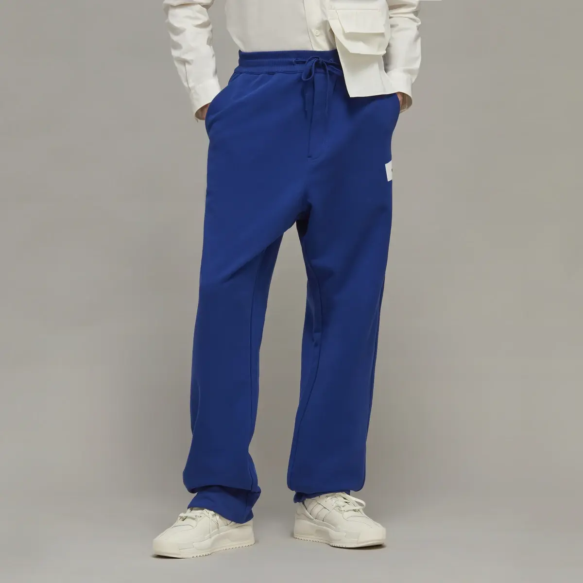 Adidas Y-3 Organic Cotton Terry Straight Joggers. 1