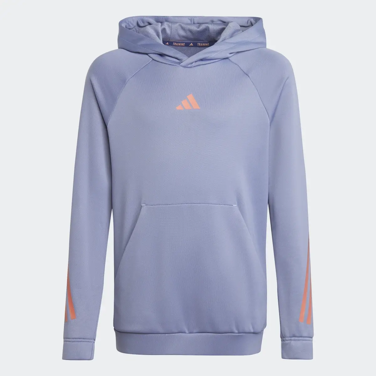 Adidas Train Icons AEROREADY 3-Stripes Hoodie. 3