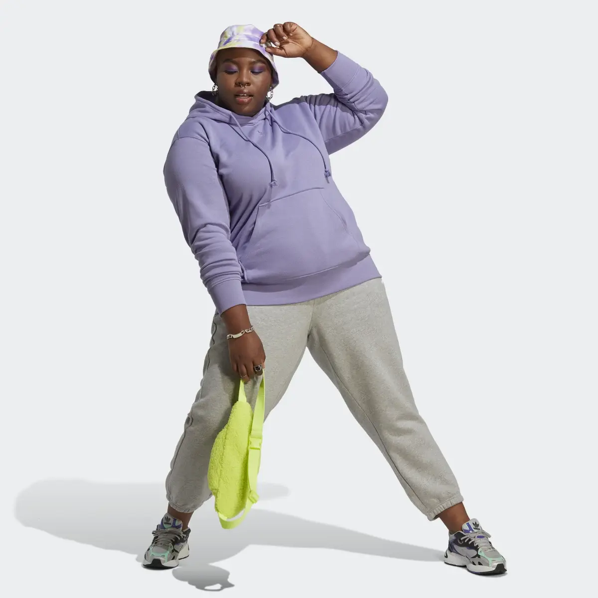 Adidas Essentials Fleece Joggers (Plus Size). 3