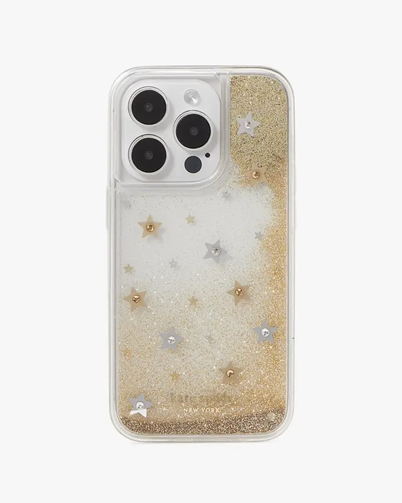 Kate Spade Starlight Liquid Glitter iPhone 14 Pro Case. 2