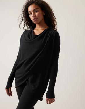 Purana Wrap Sweatshirt black
