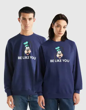 dark blue goofy sweatshirt