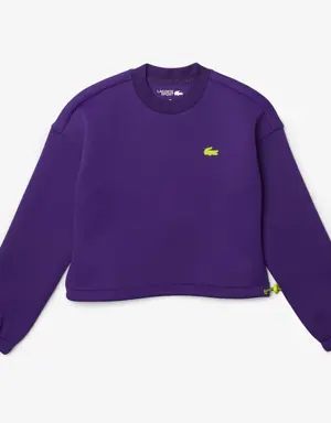 Women's Lacoste SPORT Loose Fit Drawstring Sweatshirt
