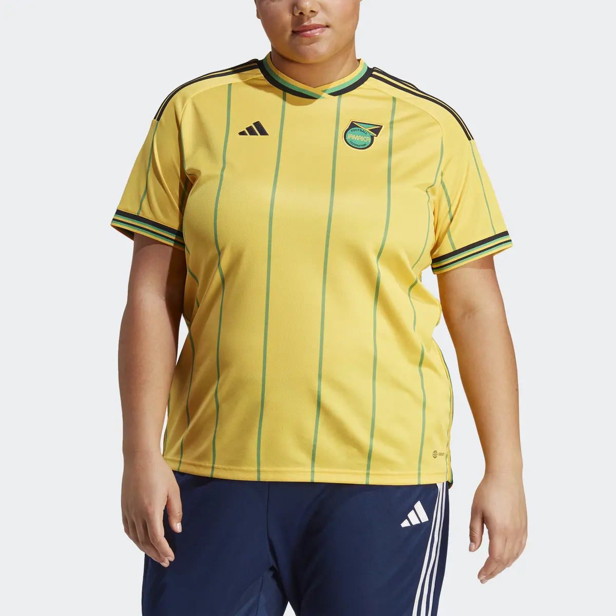 Adidas Camiseta primera equipación Jamaica 23 (Tallas grandes). 1