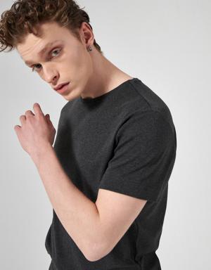 Tween Antrasit Örme Pijama Takimi
