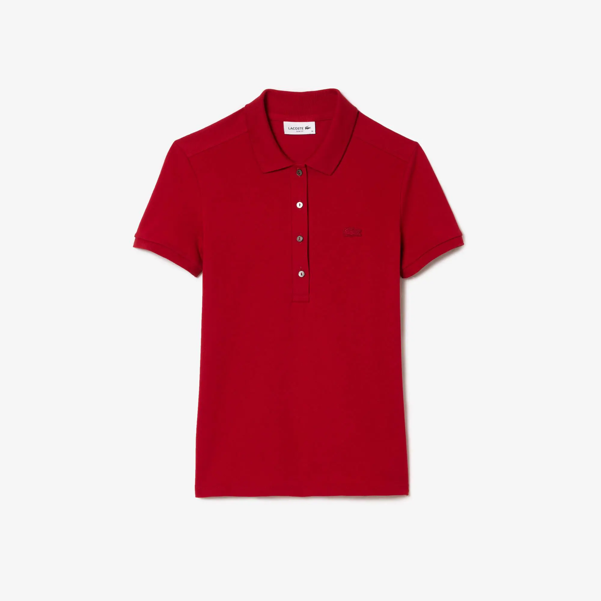 Lacoste Polo da donna in piqué di cotone stretch Lacoste slim fit. 2