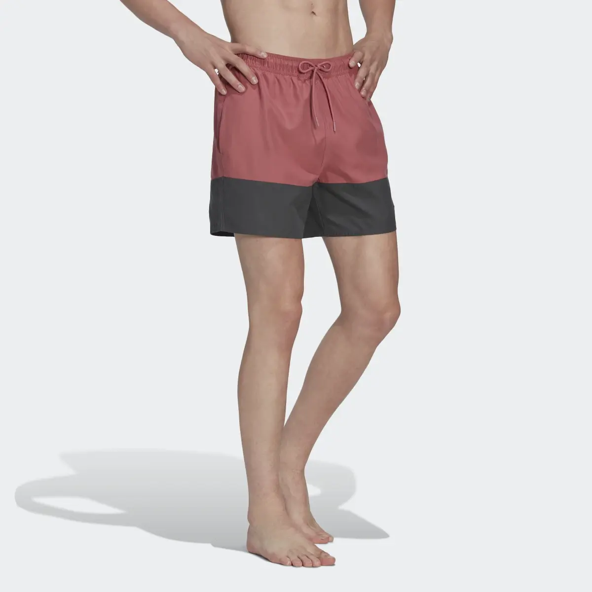 Adidas Colorblock Swim Shorts Short Length. 3