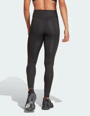 Adidas Optime 3-Stripes Full-Length Leggings. 2 Adidas Optime 3-Stripes Full-Length Leggings. 2