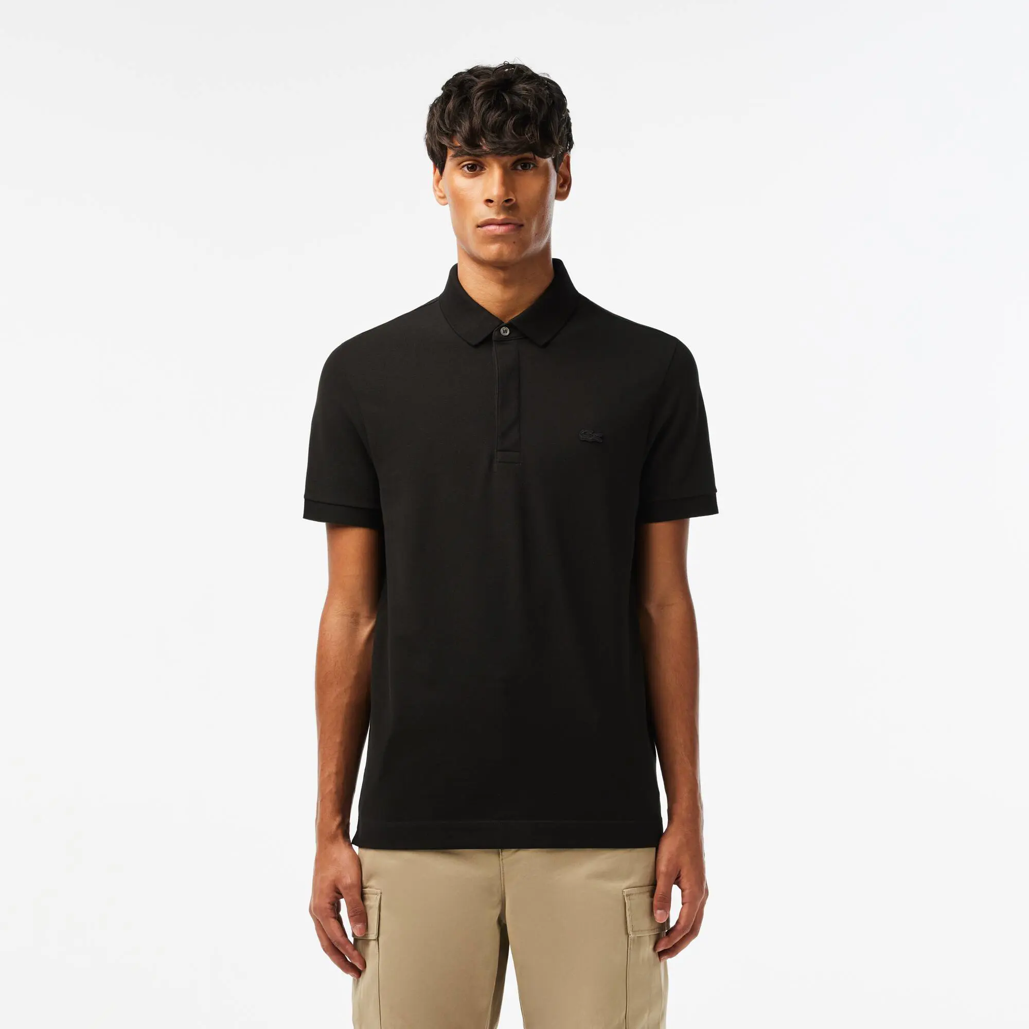 Lacoste Smart Paris Stretch Cotton Piqué Poloshirt. 1