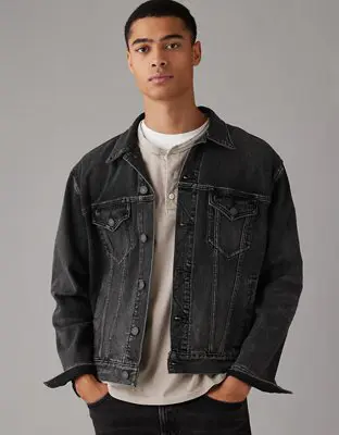 American Eagle Denim Trucker Jacket. 1