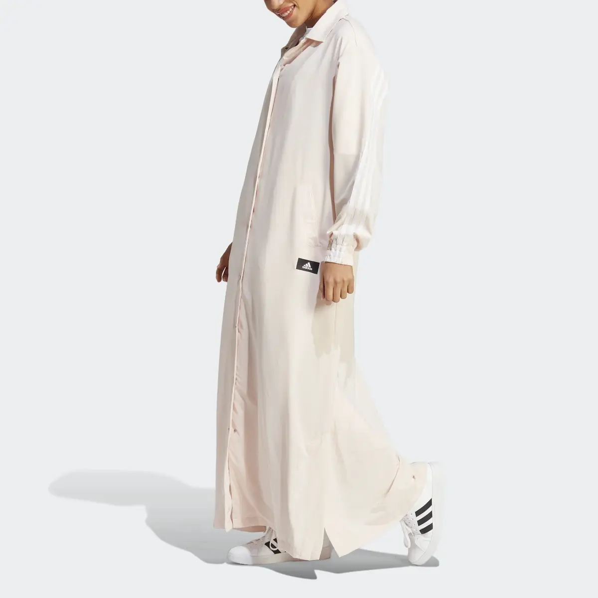 Adidas Future Icons 3-Stripes Extra Long Cover-Up. 1