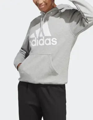 Adidas Sweat-shirt à capuche en molleton coupe standard Big Logo Essentials