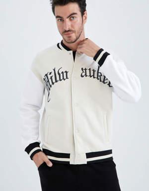 Fit Oversize Fit NBA Milwaukee Bucks Kolej Yaka Hırka