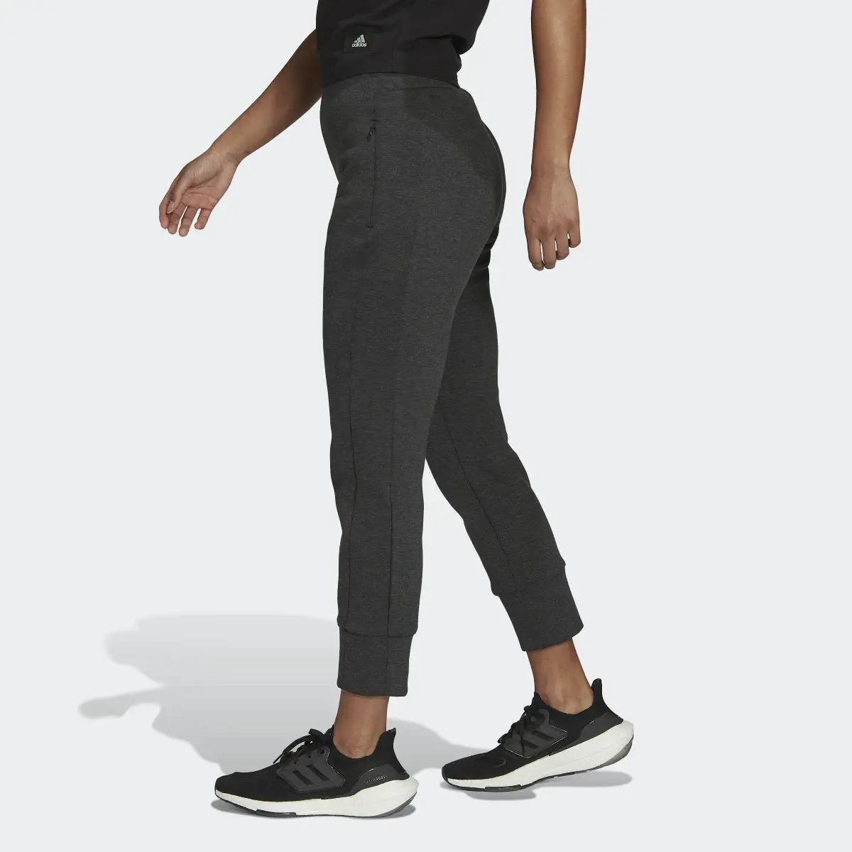 Adidas Pantalon slim et taille haute Mission Victory. 2