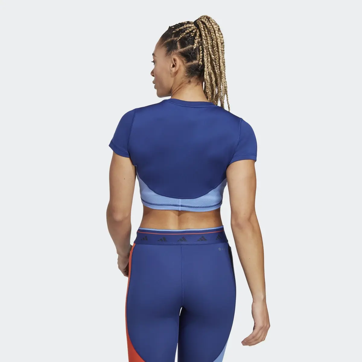 Adidas Training Colorblock Crop-Top. 3