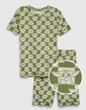 Kids &#124 Star Wars&#153 100% Organic Cotton PJ Shorts Set green
