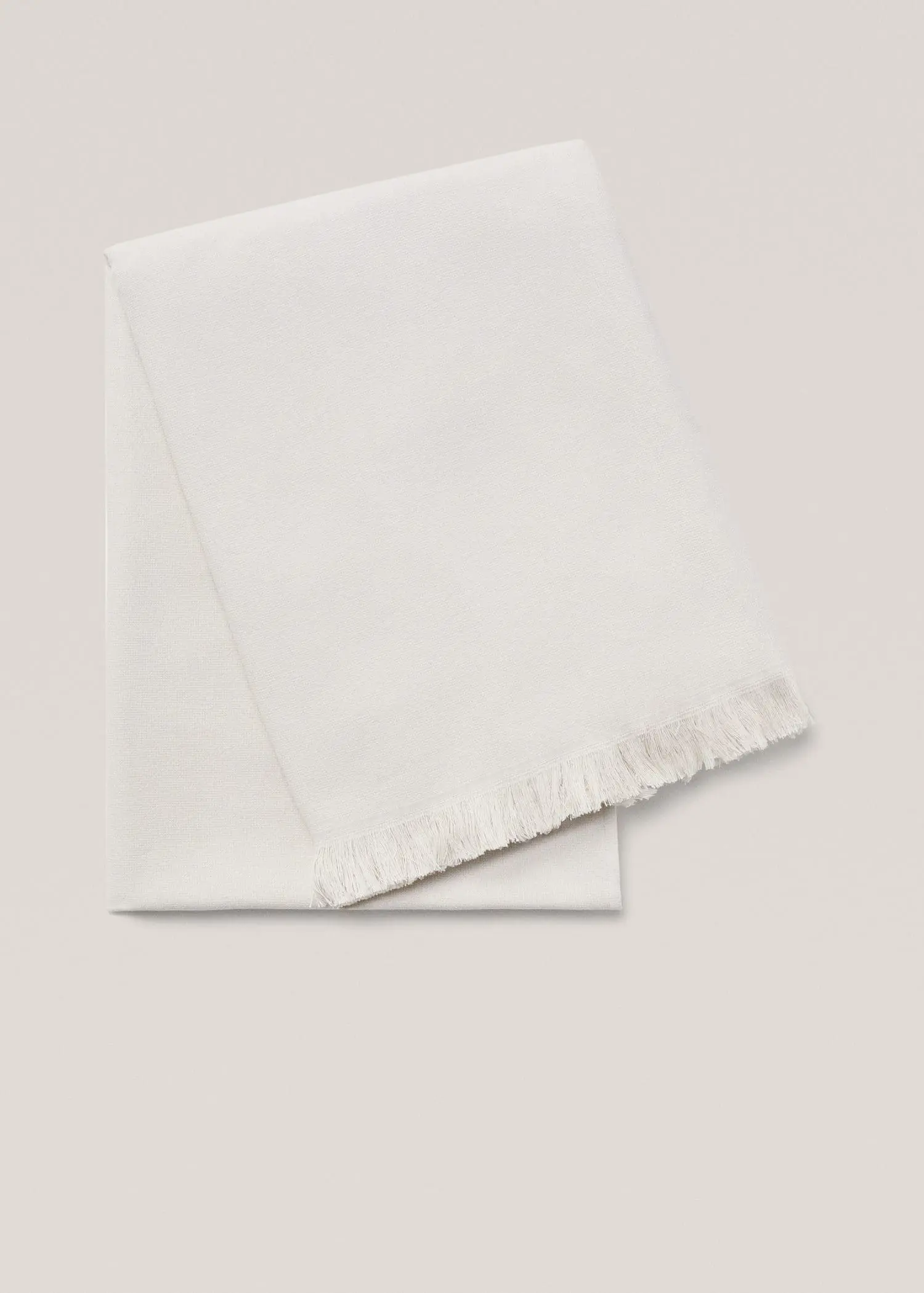Mango Fringe cotton beach towel 100x180cm. 1