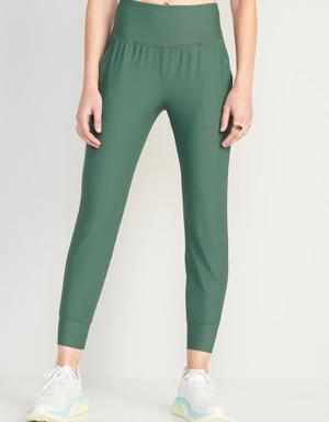 Old Navy High-Waisted PowerSoft 7/8-Length Joggers for Women green