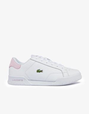 Women's Twin Serve Leather Accent Trainers