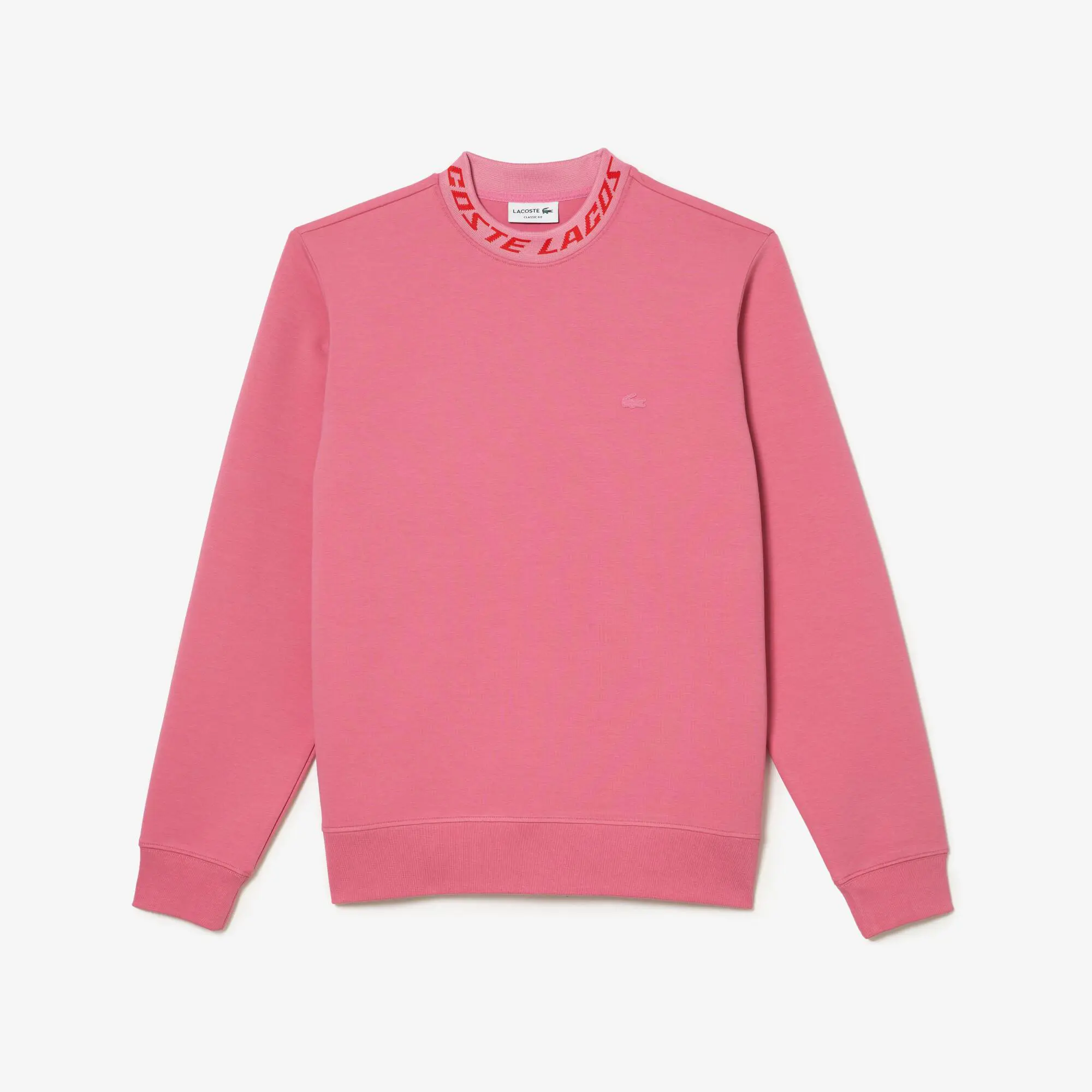 Lacoste Men’s Lacoste Double Sided Logo Collar Sweatshirt. 2