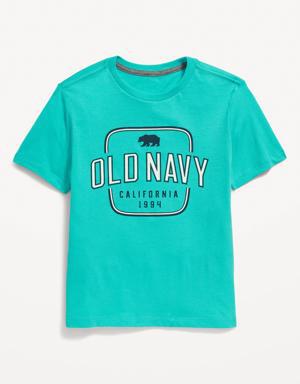 Old Navy Short-Sleeve Logo-Graphic T-Shirt for Boys blue