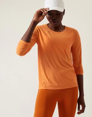 Athleta Ultimate Train Top orange