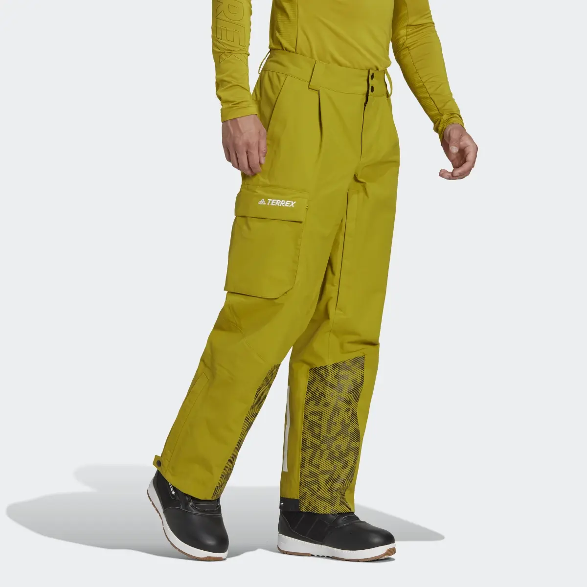 Adidas Pantaloni Terrex 3-Layer Post-Consumer Nylon Snow. 2