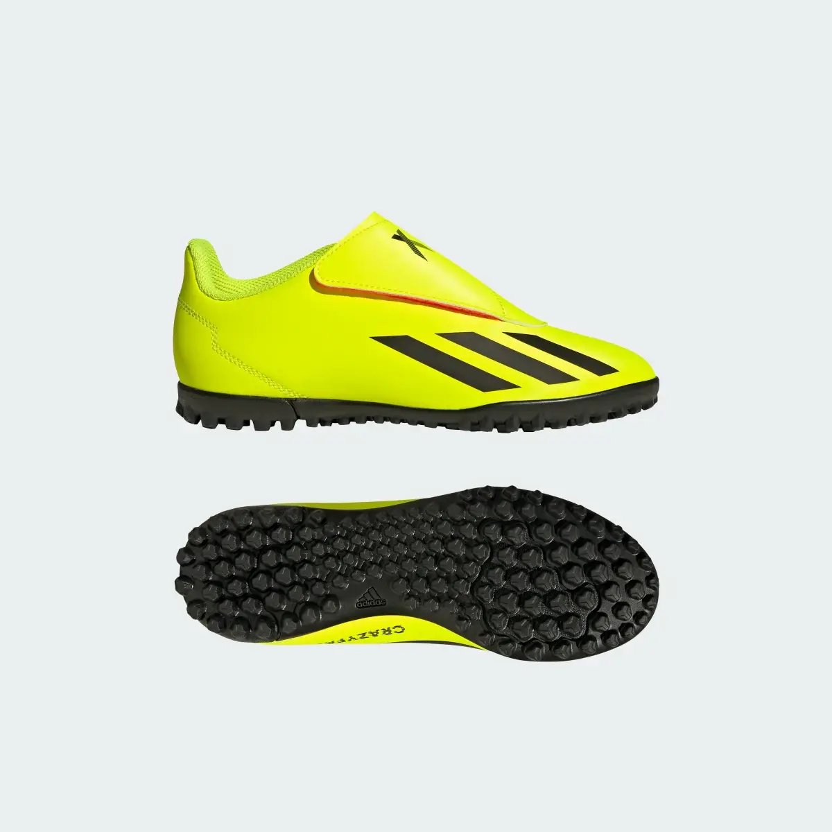 Adidas X Crazyfast Club Hook-and-Loop Halı Saha Kramponu. 1