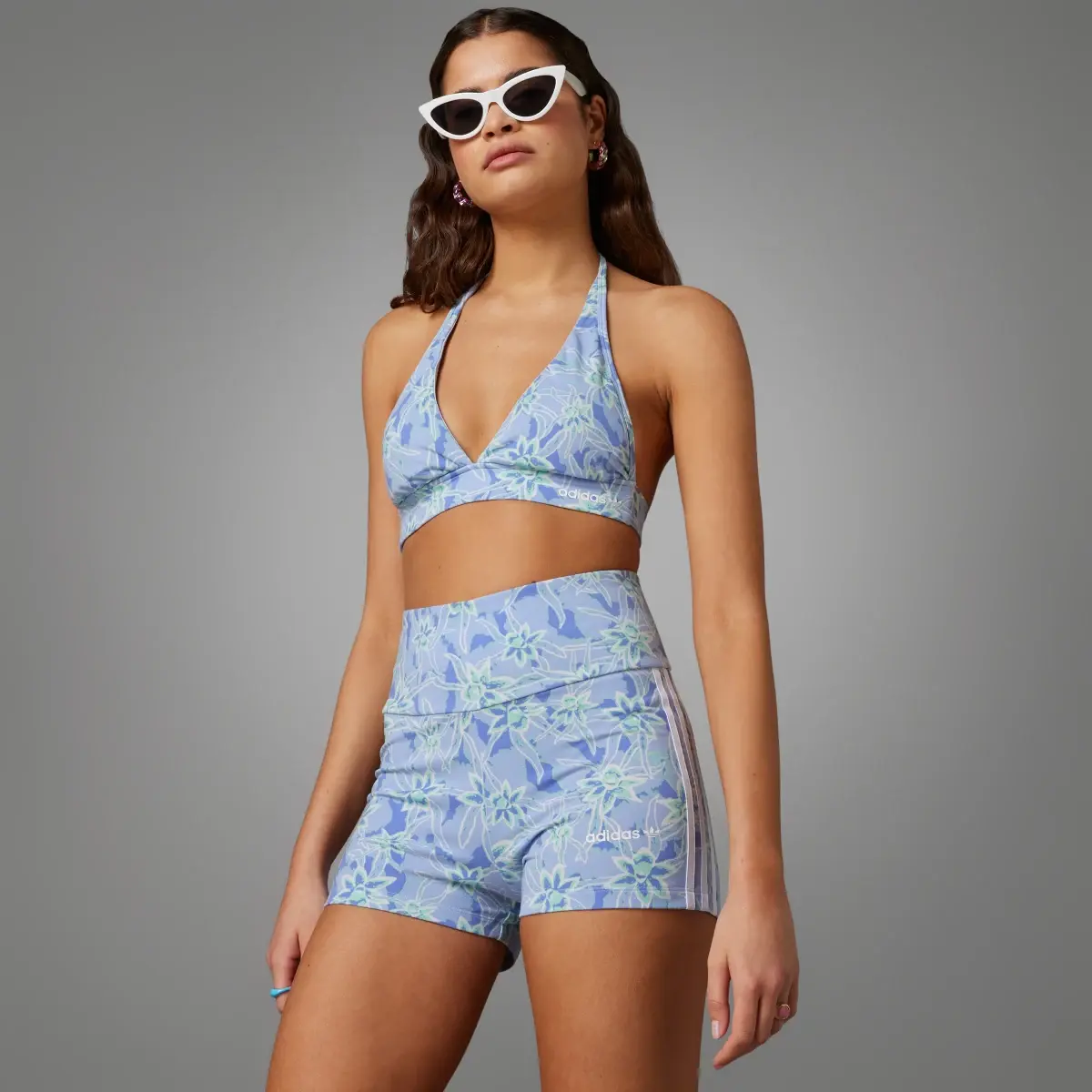 Adidas Island Club Allover Print Shorts. 1