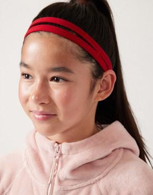 Athleta Girl Double Trouble Headband red
