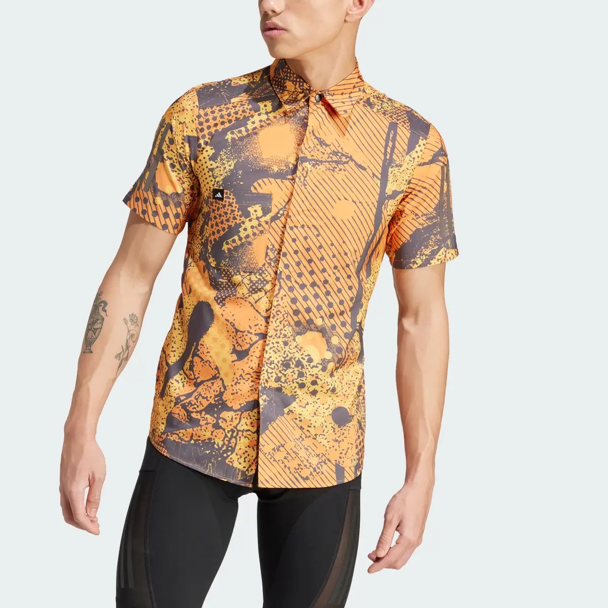 Adidas Trackstand Stenciled Art Cycling Shirt (Gender Neutral). 1