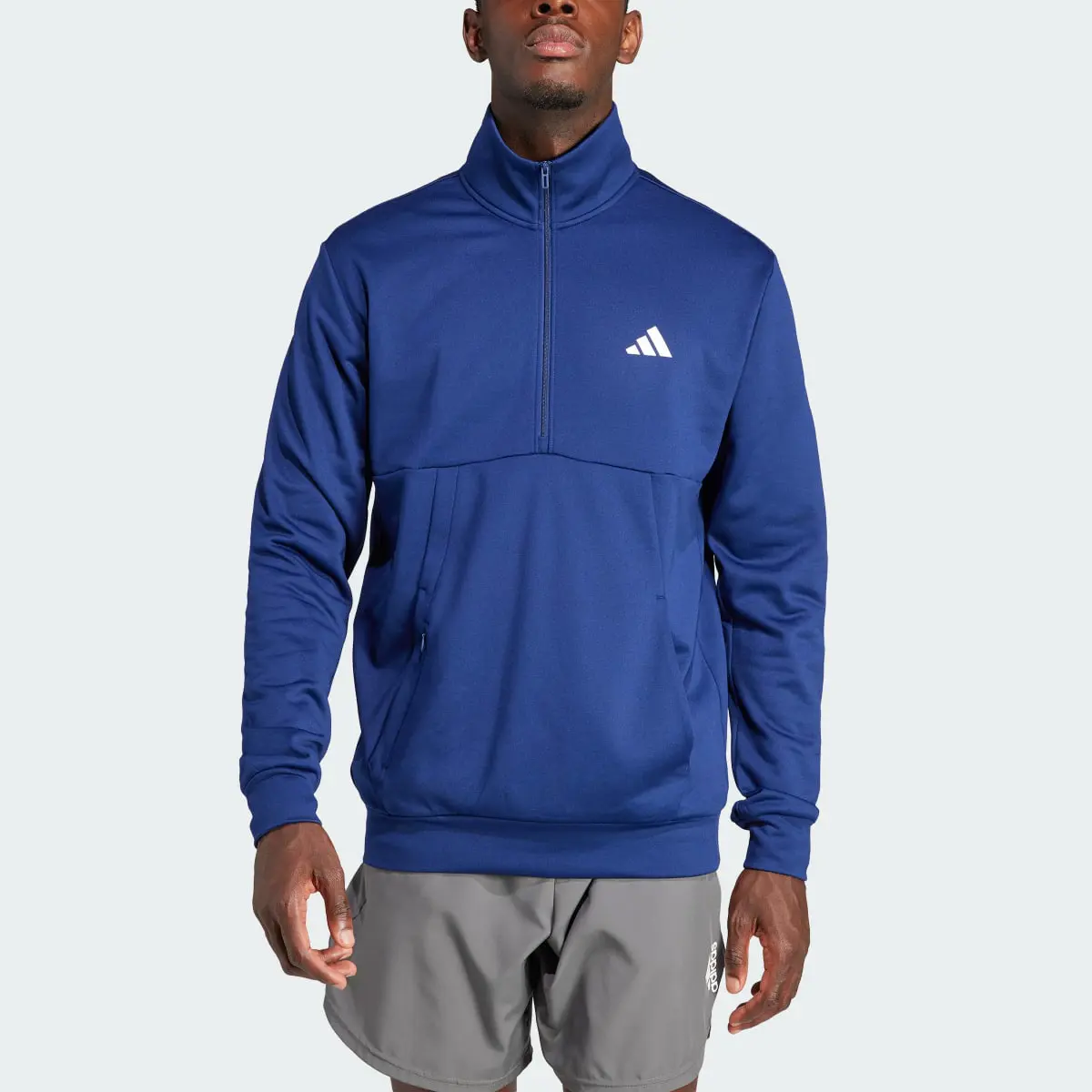 Adidas Game and Go Small Logo Training 1/4 Zip Top. 1