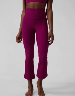 Athleta Elation Rib Crop Flare pink