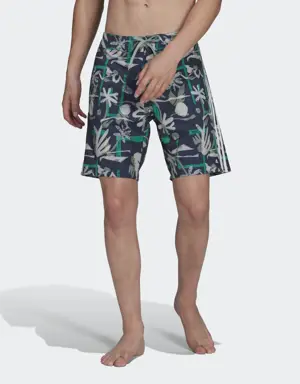 Adidas Seasonal Floral Beach Tech Shorts