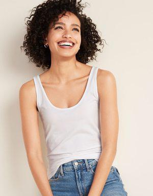 Old Navy First-Layer Fitted Tank for Women white