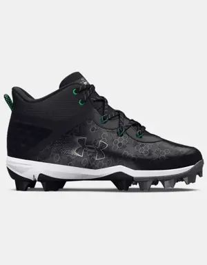 Boys' UA Harper 8 Mid RM Jr. Baseball Cleats