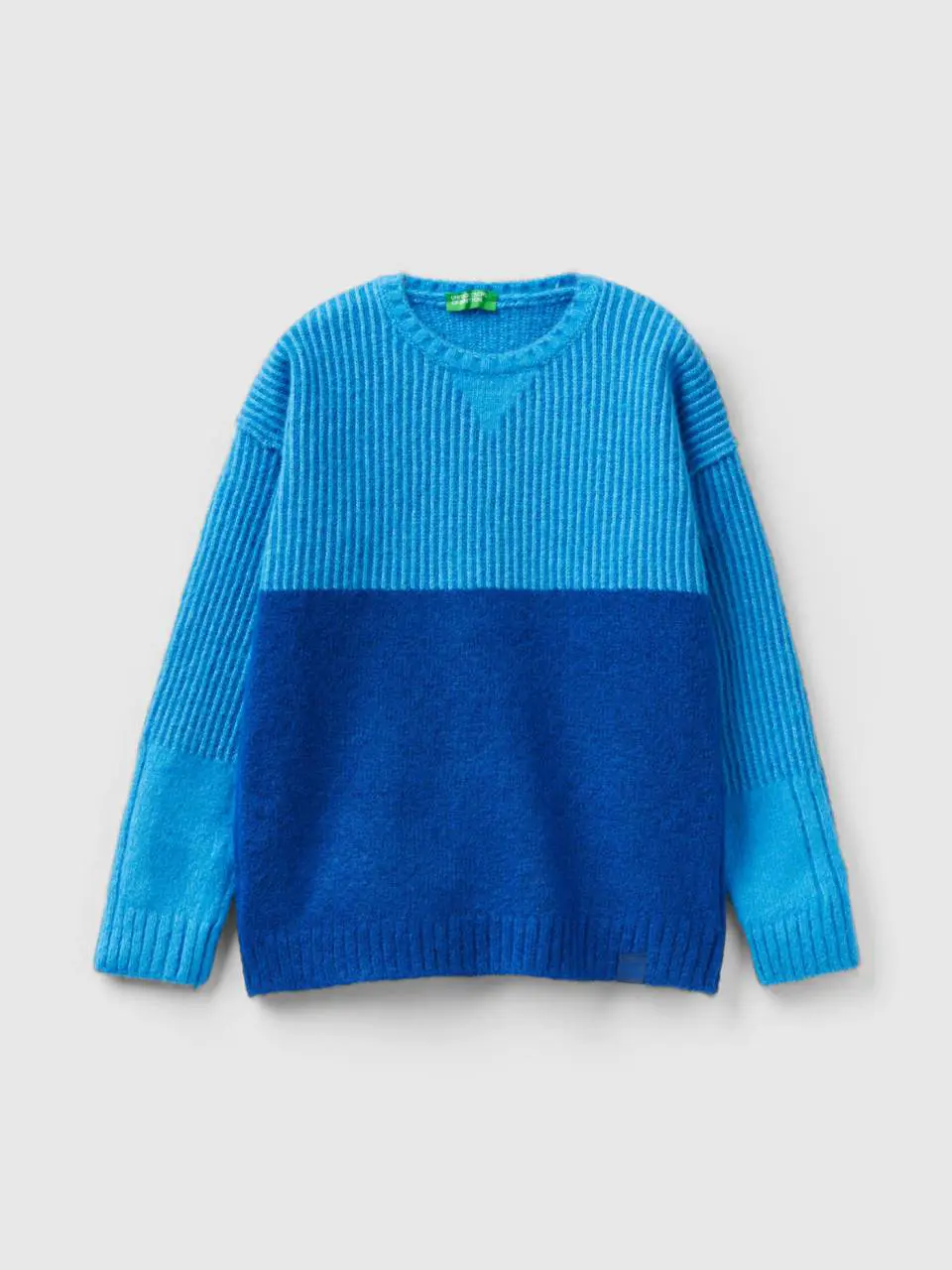 Benetton regular fit chenille sweater. 1