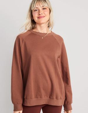 Oversized Vintage Tunic Sweatshirt for Women 