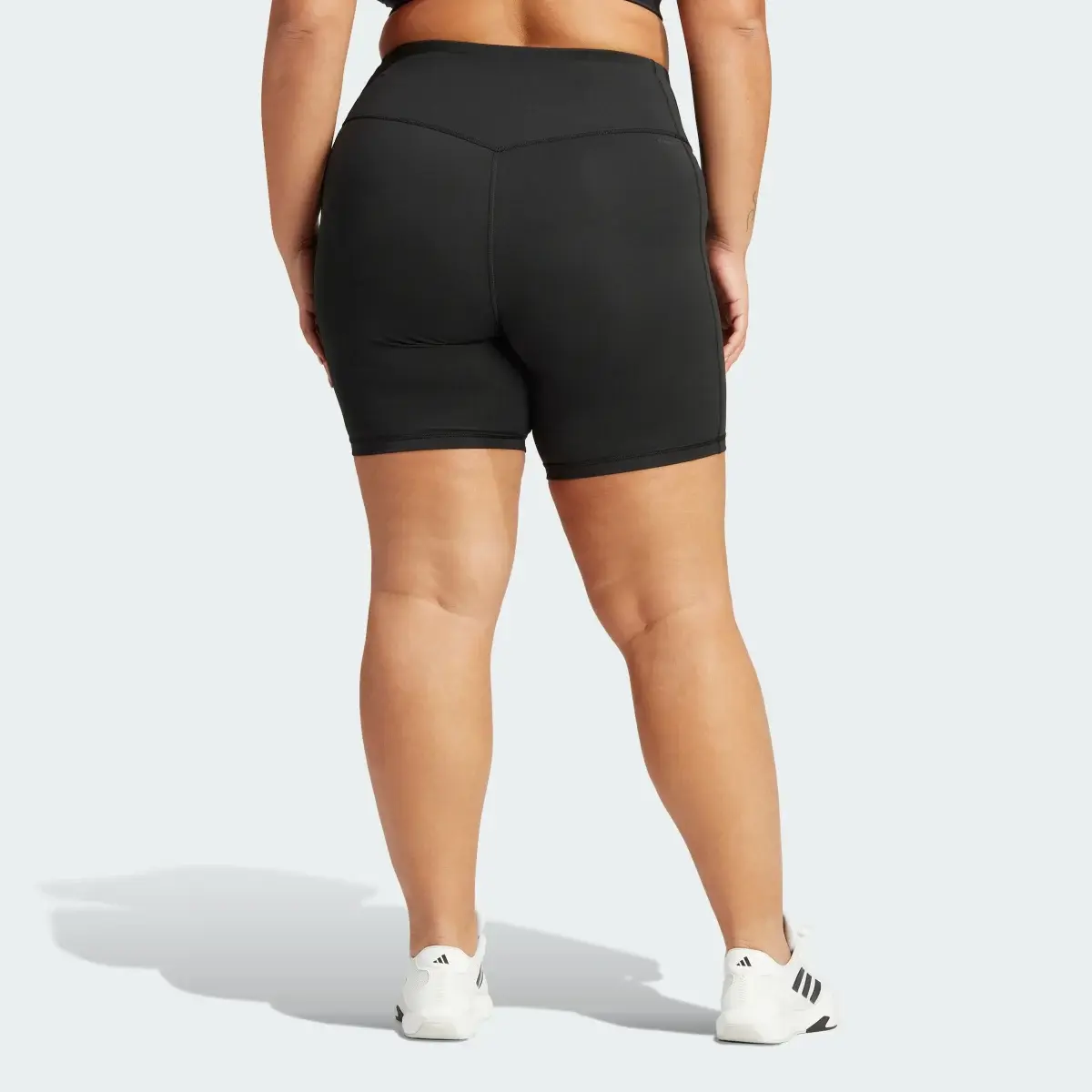 Adidas Optime 7-Inch Leggings (Plus Size). 2