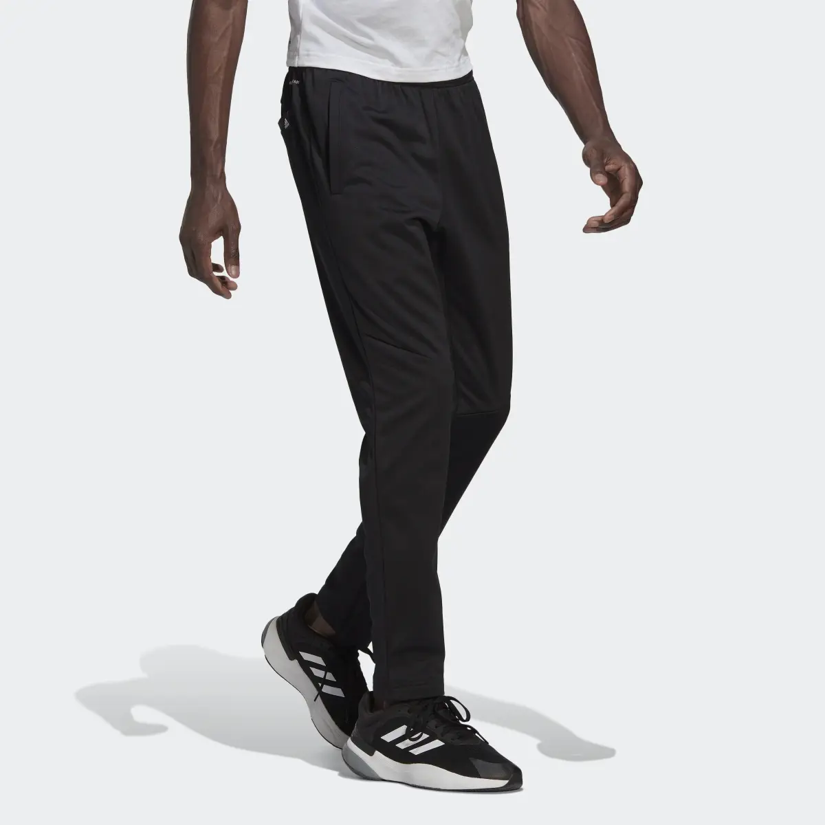 Adidas AEROREADY Game and Go Small Logo Tapered Pants. 3