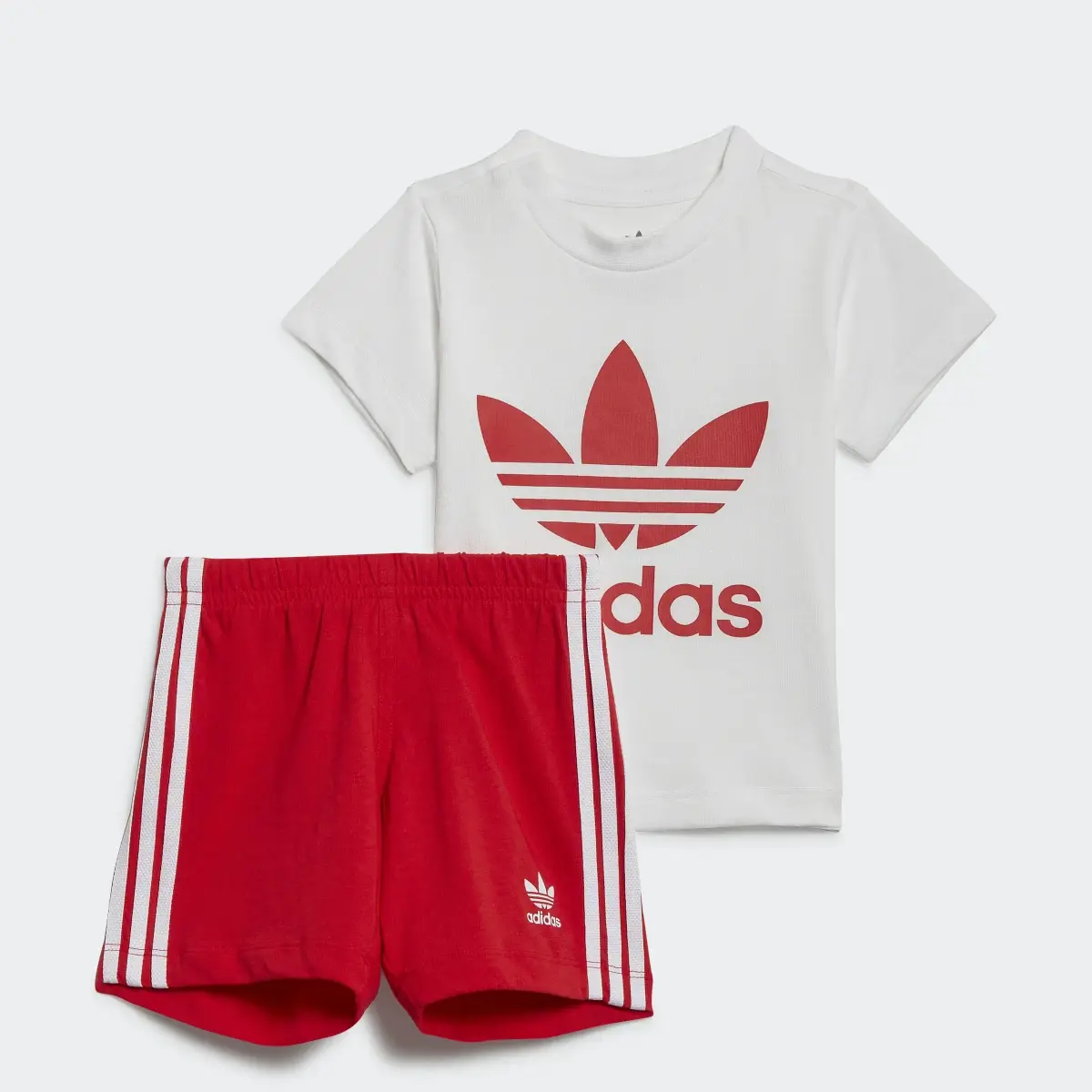 Adidas Trefoil Shorts Tee Set. 1