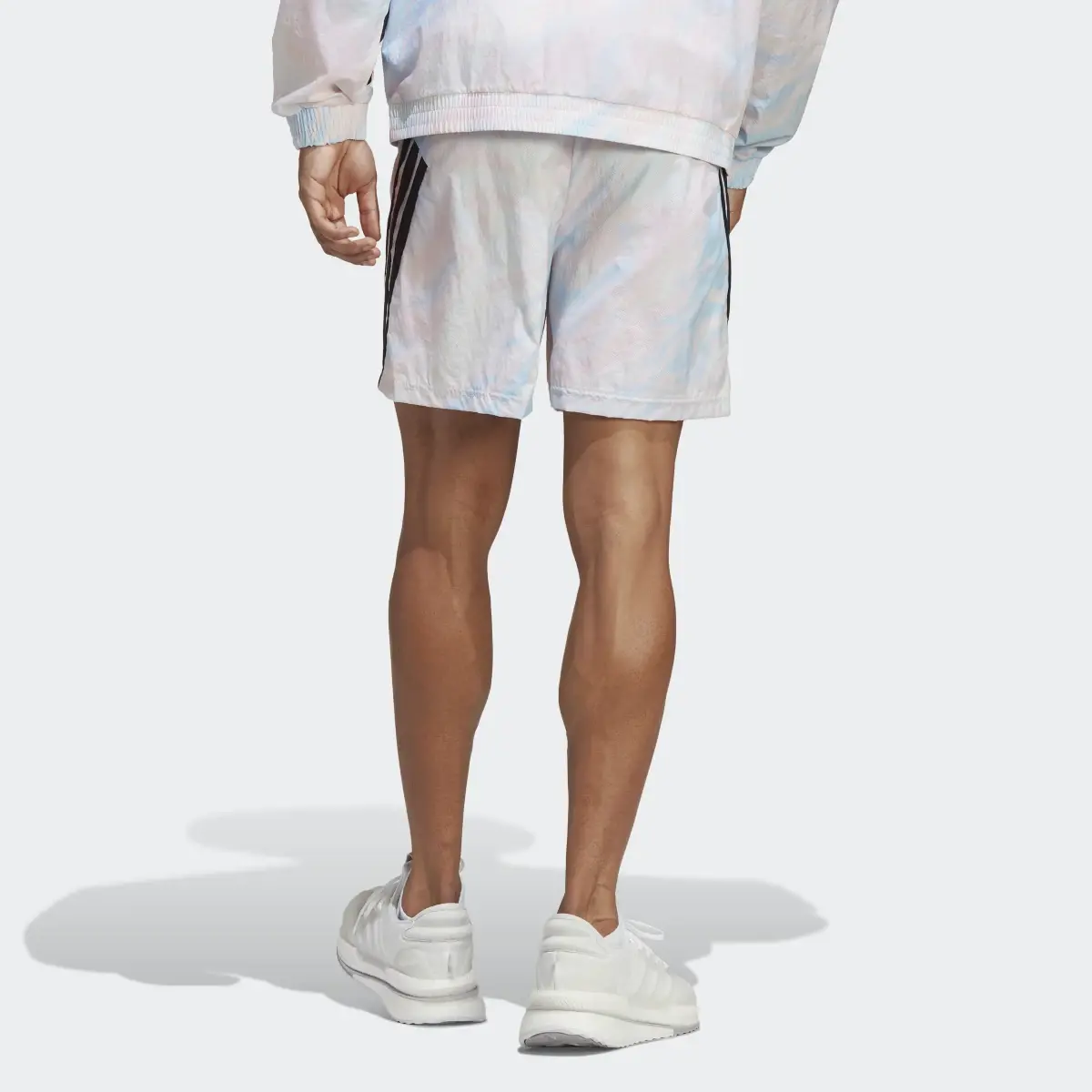Adidas Future Icons Allover Print Shorts. 2