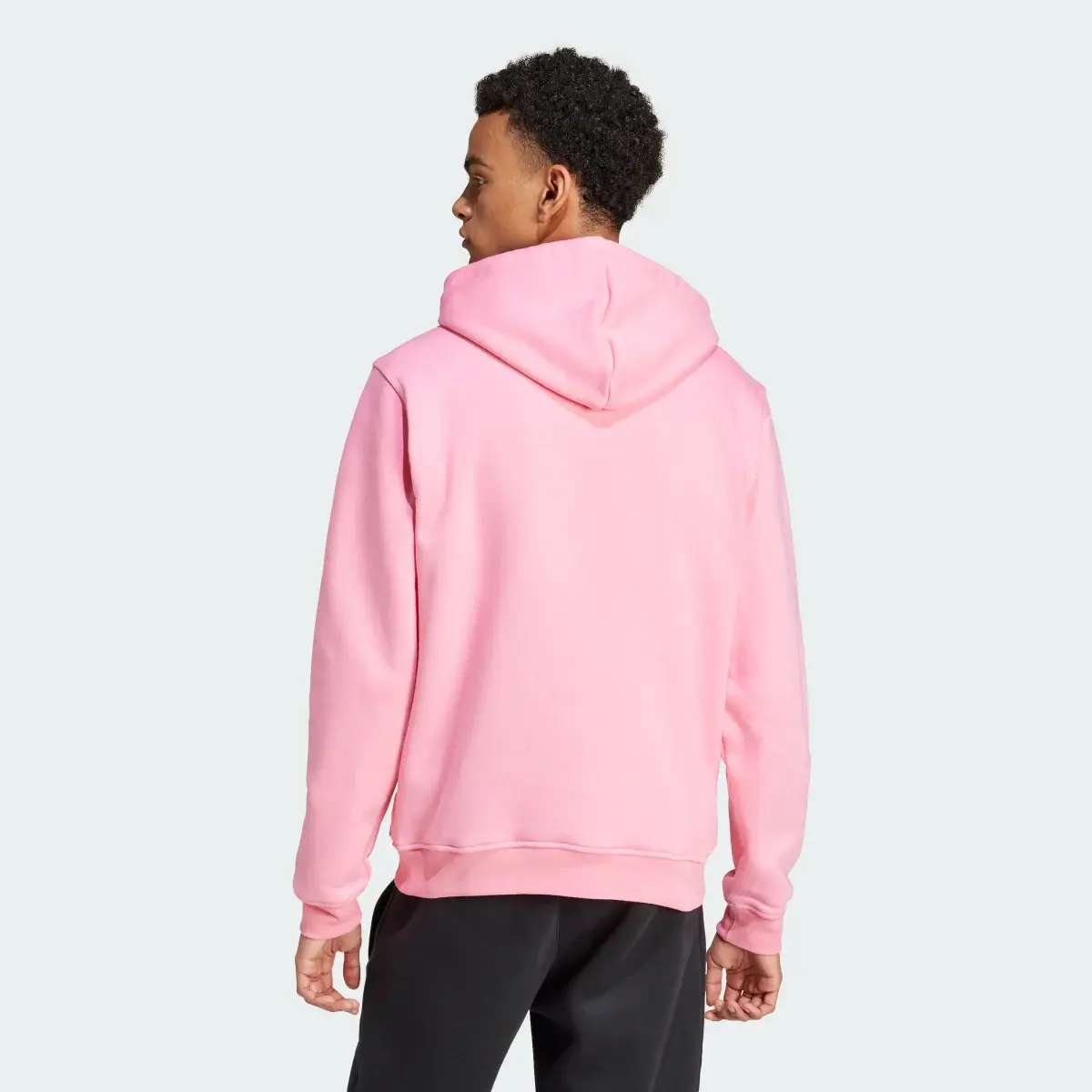Adidas Sweat-shirt à capuche rose. 3